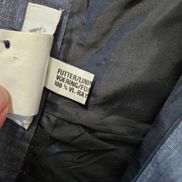 Escada Skirt Womens Gray EU 42 Wool Mohair Pencil Knee Length Corpcore US 12 - Picture 9 of 16